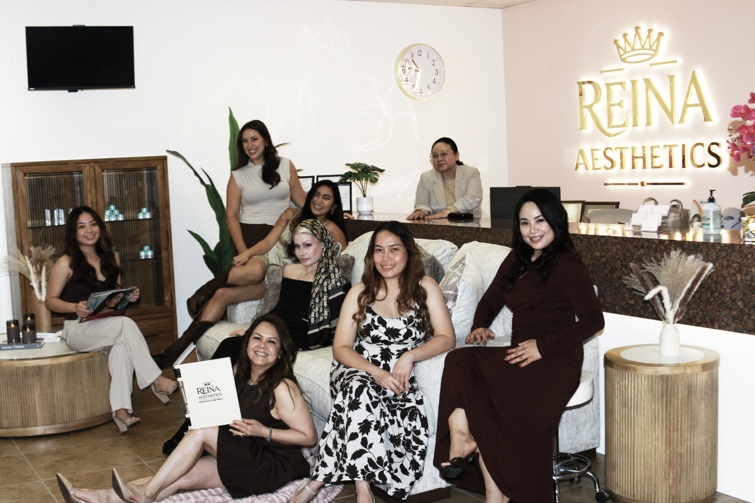 The Reina Aesthetics clinical team at their Bakersfield, CA medical spa